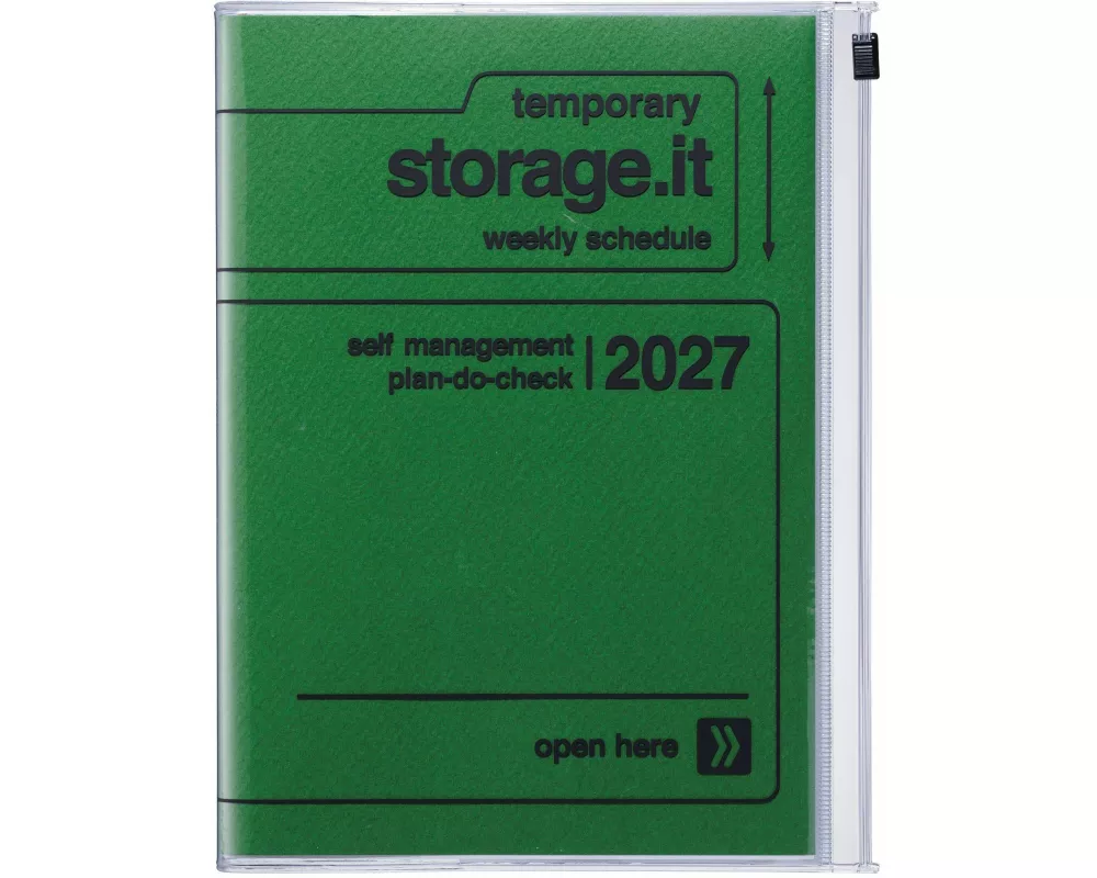 MARK'S 2026/27 Diary A5 Storage.it // Green