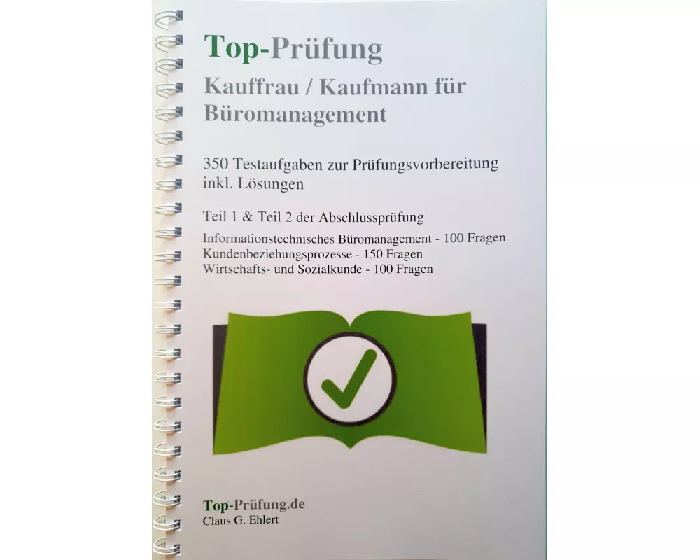 Top-Prüfung Kauffrau/-mann für Büromanagement