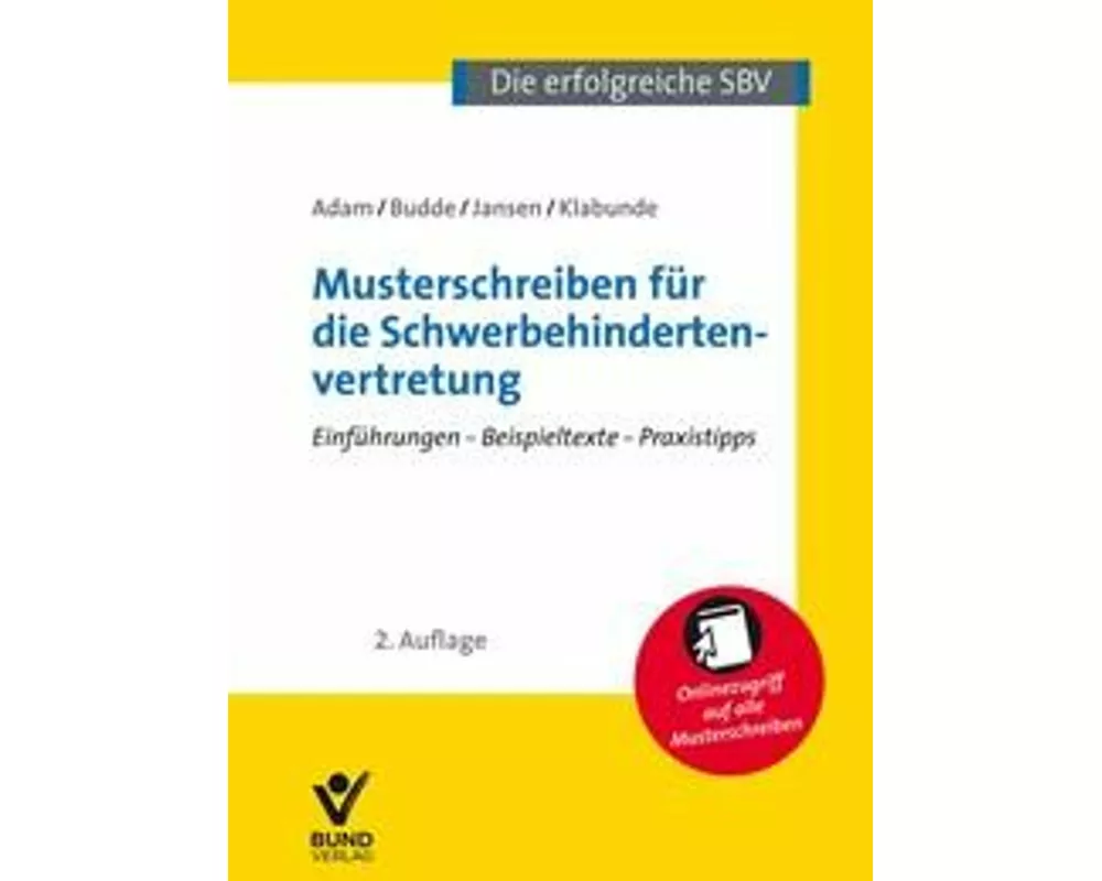 Musterschreiben für die Schwerbehindertenvertretung