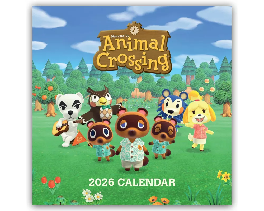 Nintendo - Animal Crossing 2026 - Wandkalender