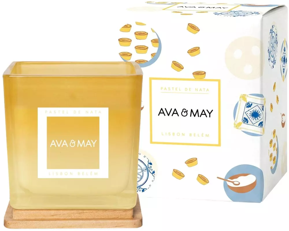 AVA & MAY Duftkerze Pastel de Nata 200g