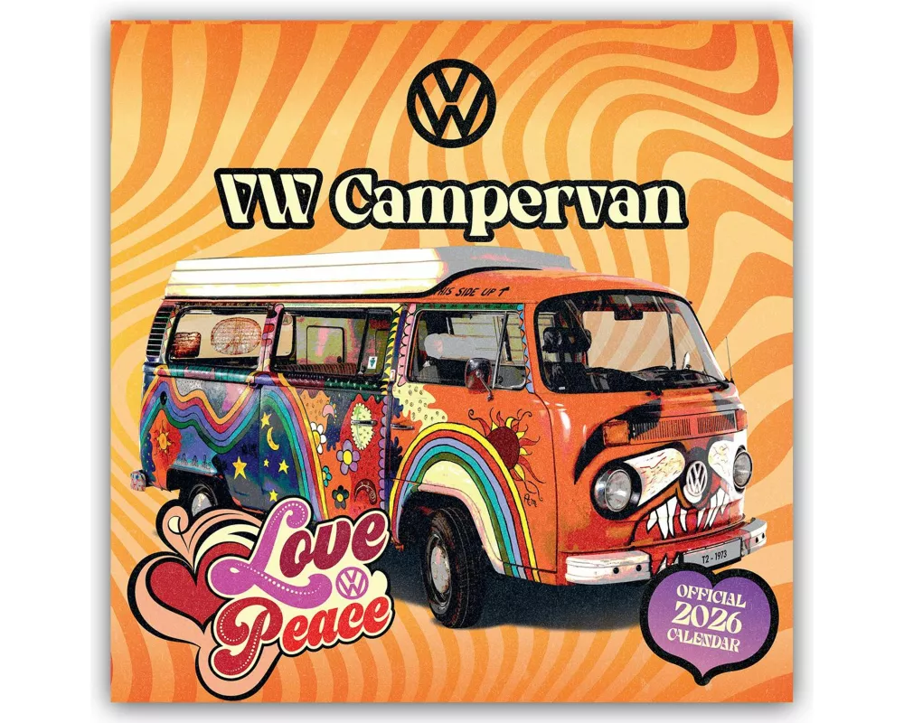 Volkswagen Camper Van - VW Bus 2026 - Wandkalender