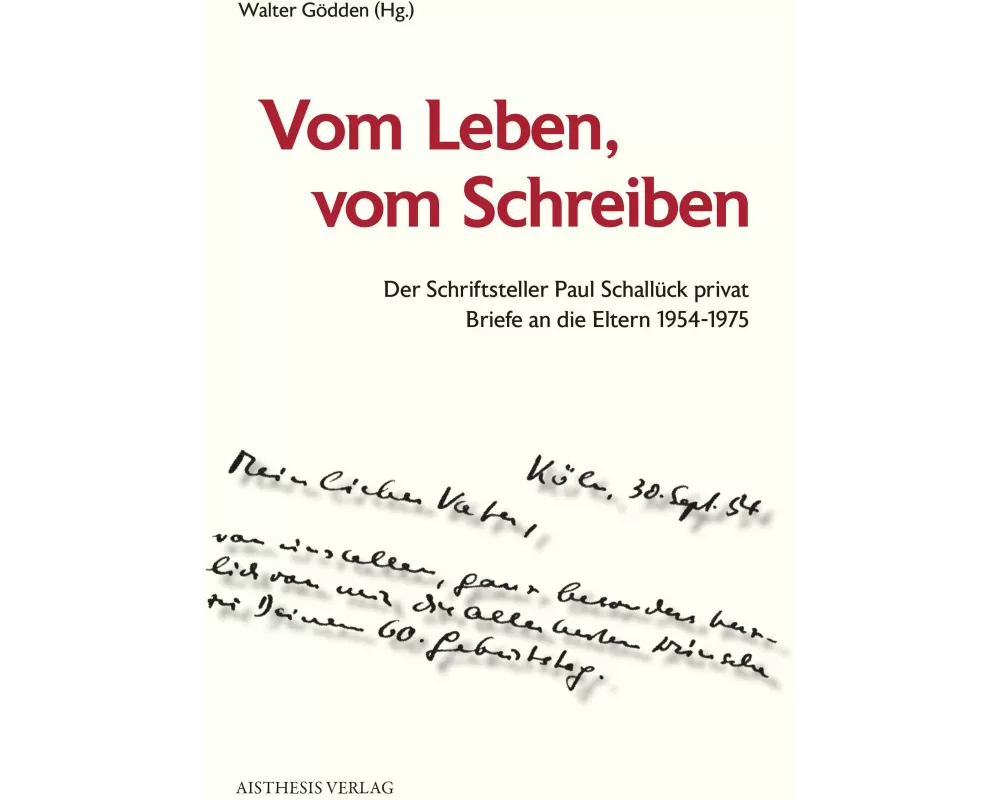 Vom Leben, vom Schreiben