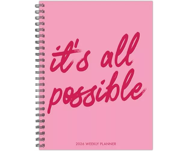 It's All Possible 2026 6.5 X 8.5 Weekly Monthly Softcover Planner