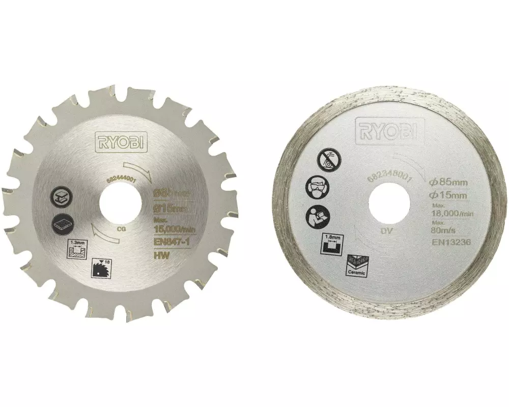 RYOBI Sägeblätter-Set RAKMMS02K