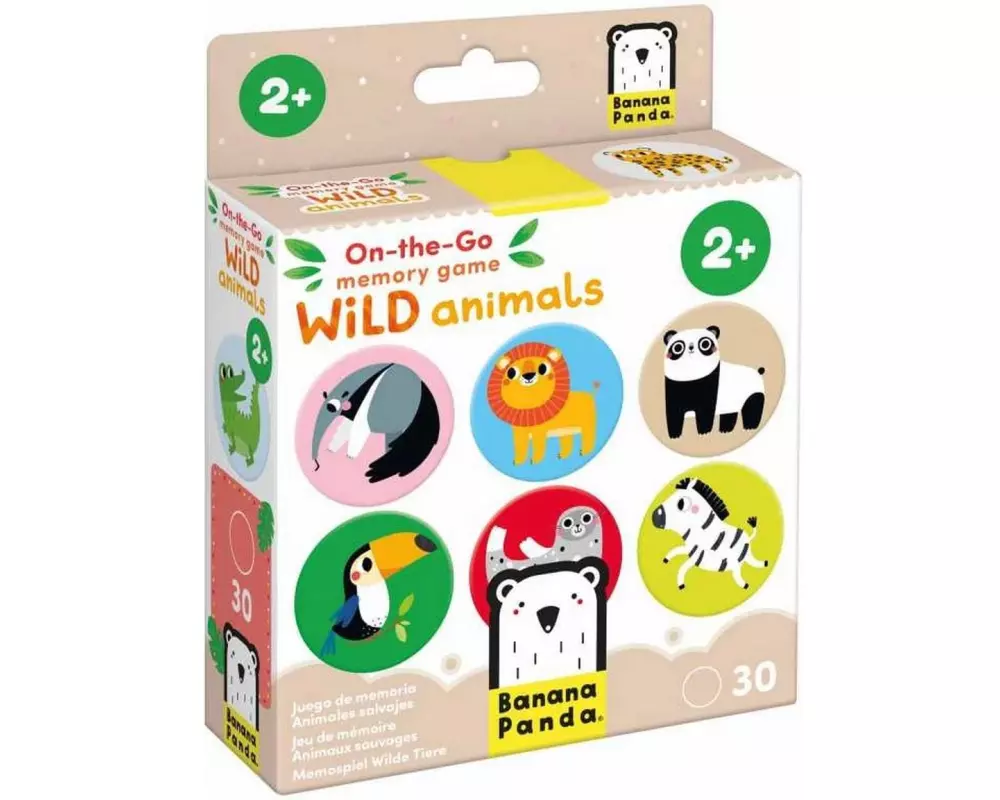 Banana Panda Memory On-the-Go Wild Animals