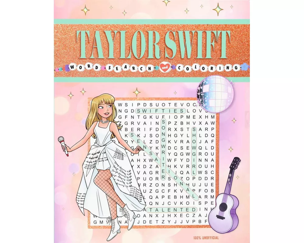 Taylor Swift Word Search and Coloring