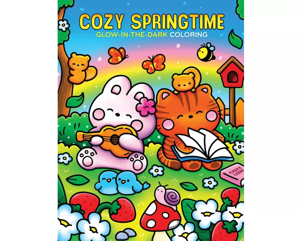 Cozy Springtime Glow-in-the-Dark Coloring