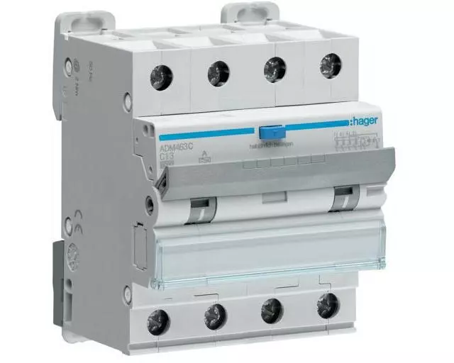 Hager FI / LS 4P 6kA C-13A 30mA A