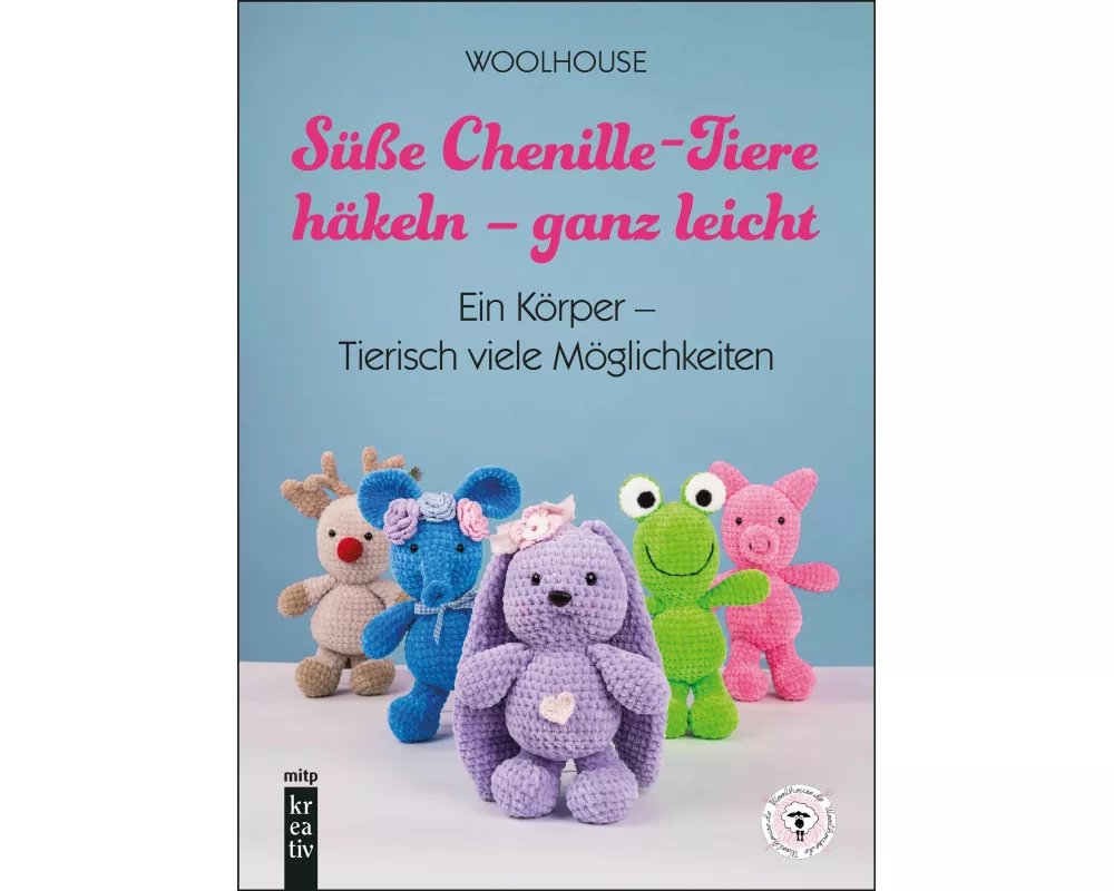 Süße Chenille-Tiere häkeln – ganz leicht