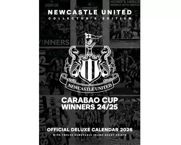 Newcastle United Fc 2026 A3 Deluxe Calendar