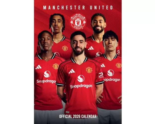 Manchester United Fc 2026 A3 Calendar