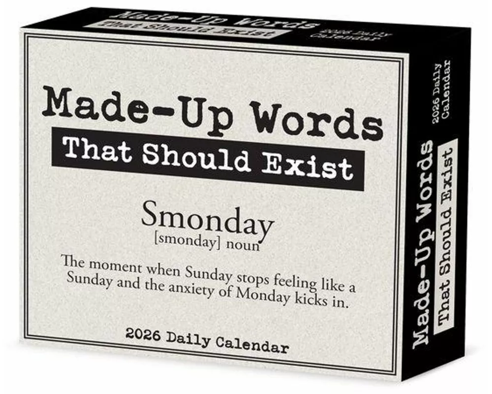 Made Up Words That Should Exist 2026 Box Calendar