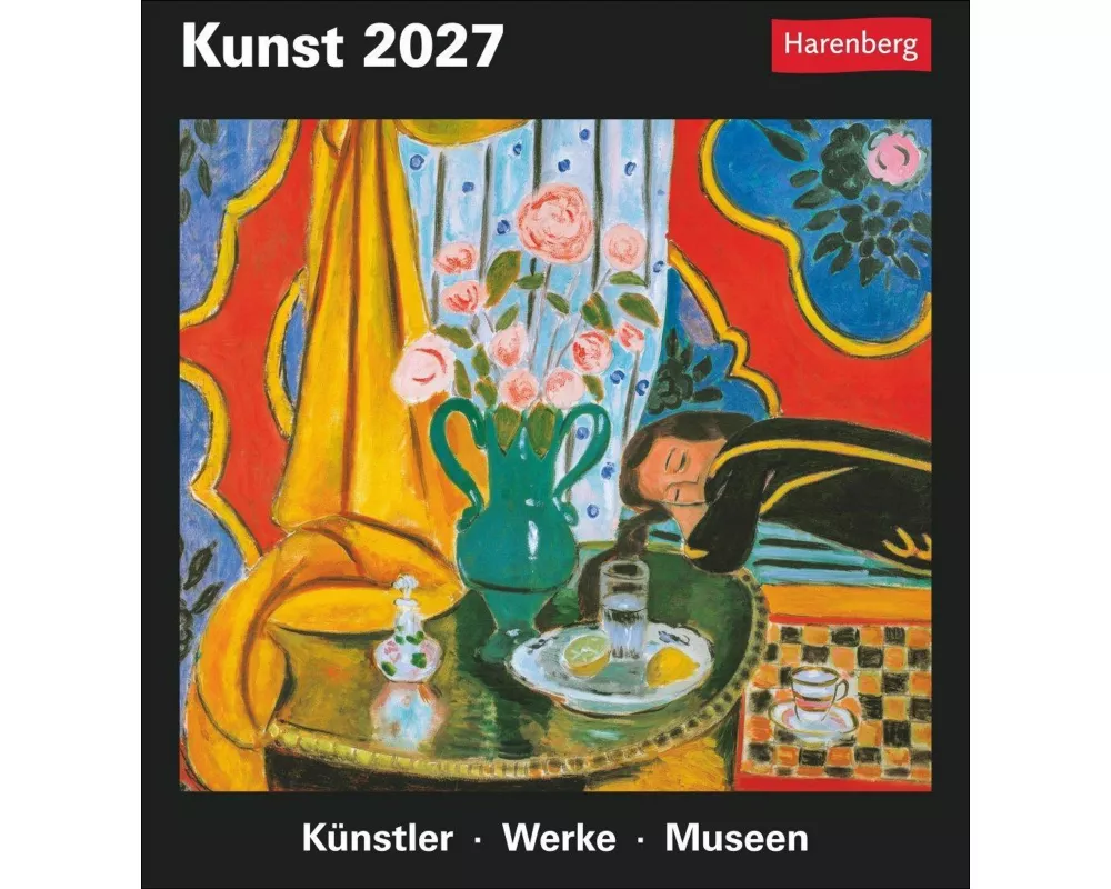 Kunst Tagesabreißkalender 2027 - Kulturkalender - Künstler, Werke, Museen