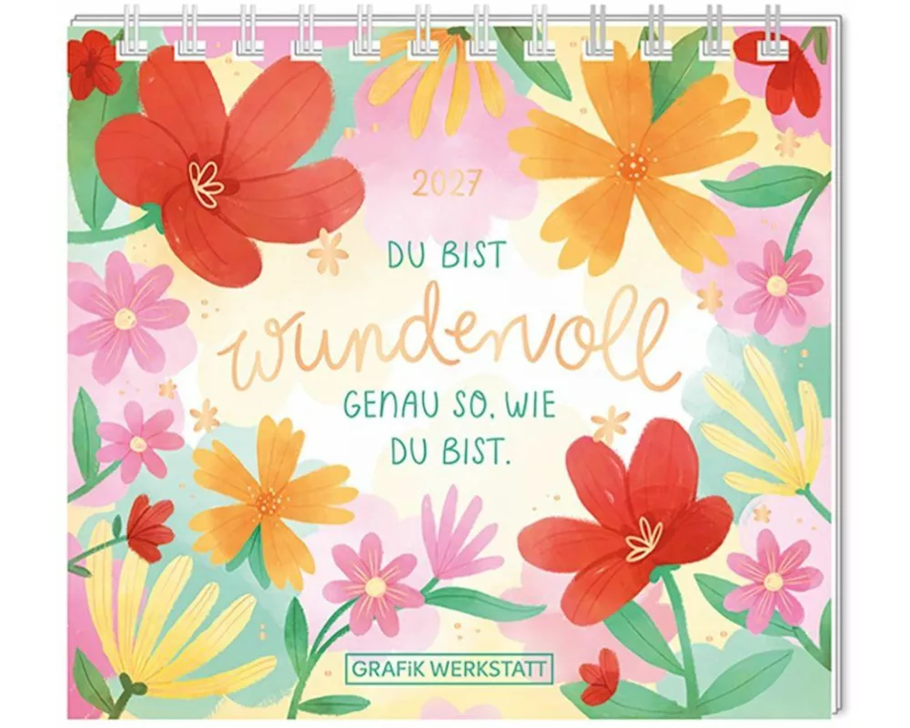 Mini-Kalender 2027 Du bist wundervoll