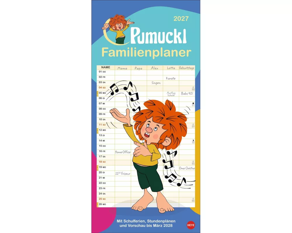 Pumuckl Familienplaner 2027