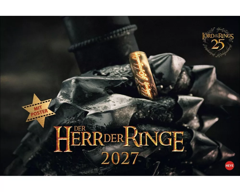 Der Herr der Ringe Broschur XL Kalender 2027