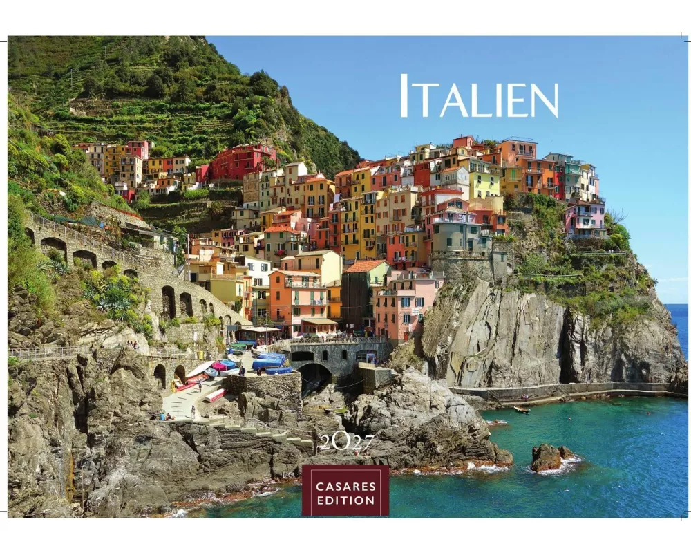 Italien Kalender 2027 - Wandkalender | Fotokalender Italien 24x35 cm mit 12 traumhaften Motiven der Reisedestination Italien