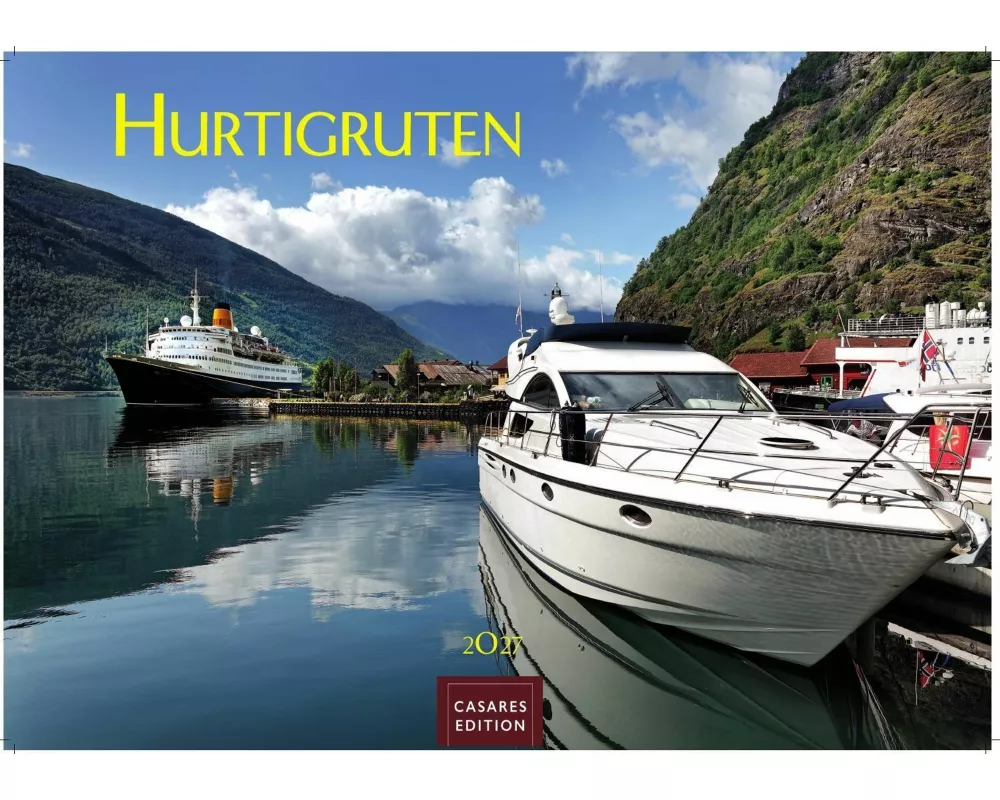 Hurtigruten Kalender 2027 - Wandkalender | Fotokalender Nordeuropa 24x35cm - Atemberaubende Natur- und Meereswelten, Abenteuer & Naturerlebnis - Perfe