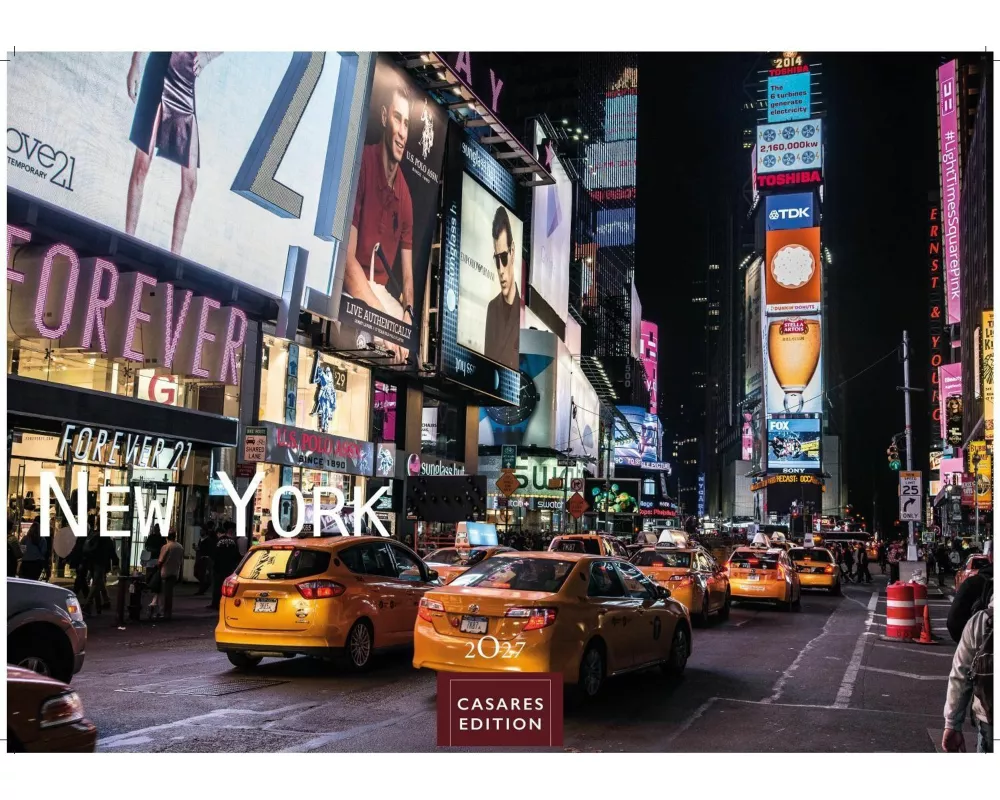 New York Kalender 2027 - Wandkalender | Fotokalender Nordamerika 35x50cm - Skylines, Streetlife & City-Lights der Metropole als stilvolle Deko für Bür