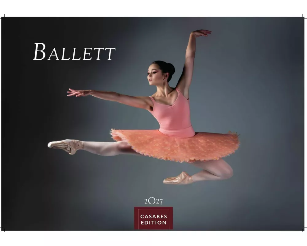 Ballett Kalender 2027 - Wandkalender | Fotokalender | Tanzkalender Kunst 24x35cm - Eleganter Ballett - Ästhetik & Ballettkunst für jeden Monat