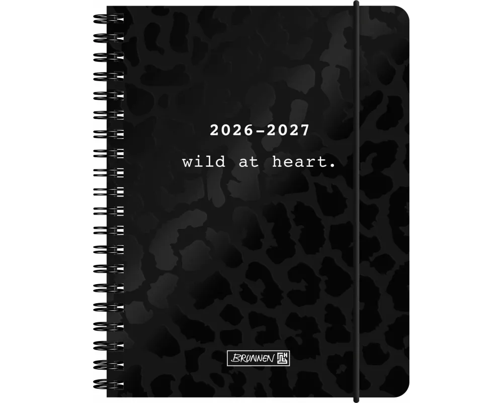 Schülerkalender 2026/2027 "BLACK" | A6, Papier