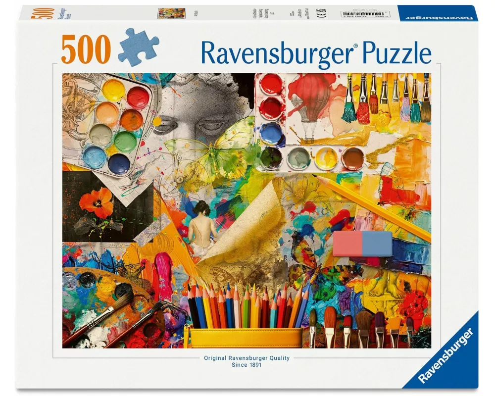 Erwachsenenpuzzle 500 Teile - Künstleratelier