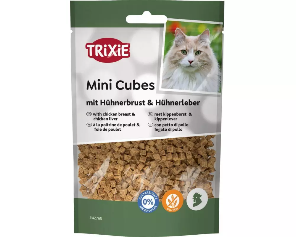 Trixie Katzen-Snack Mini Cubes mit Hühnerbrust & Leber 50 g