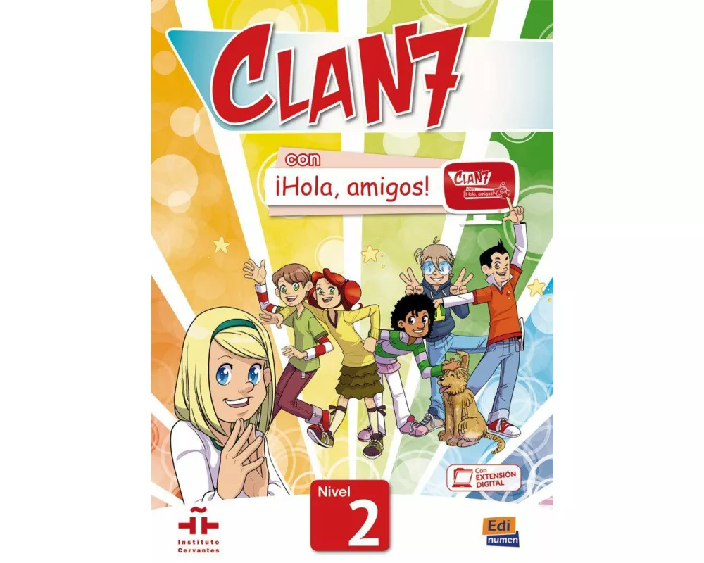 Clan 7 con ¡Hola, amigos! 2. Kursbuch + Code