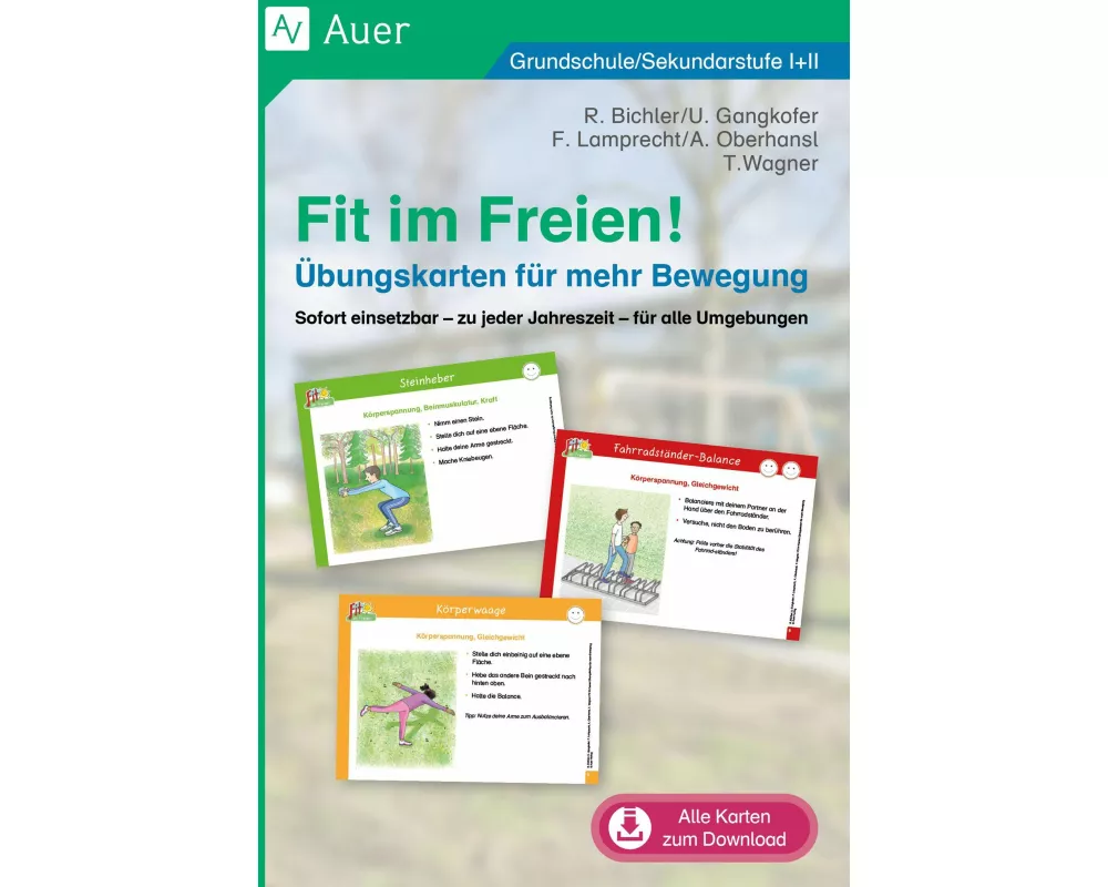 Fit im Freien - Übungskarten für mehr Bewegung