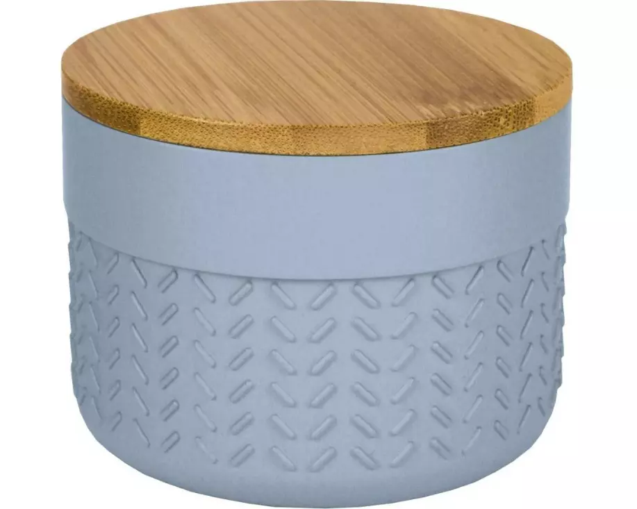 Kleine Wolke Aufbewahrungsdose Dash Taubengrau, Holz/Polyresin