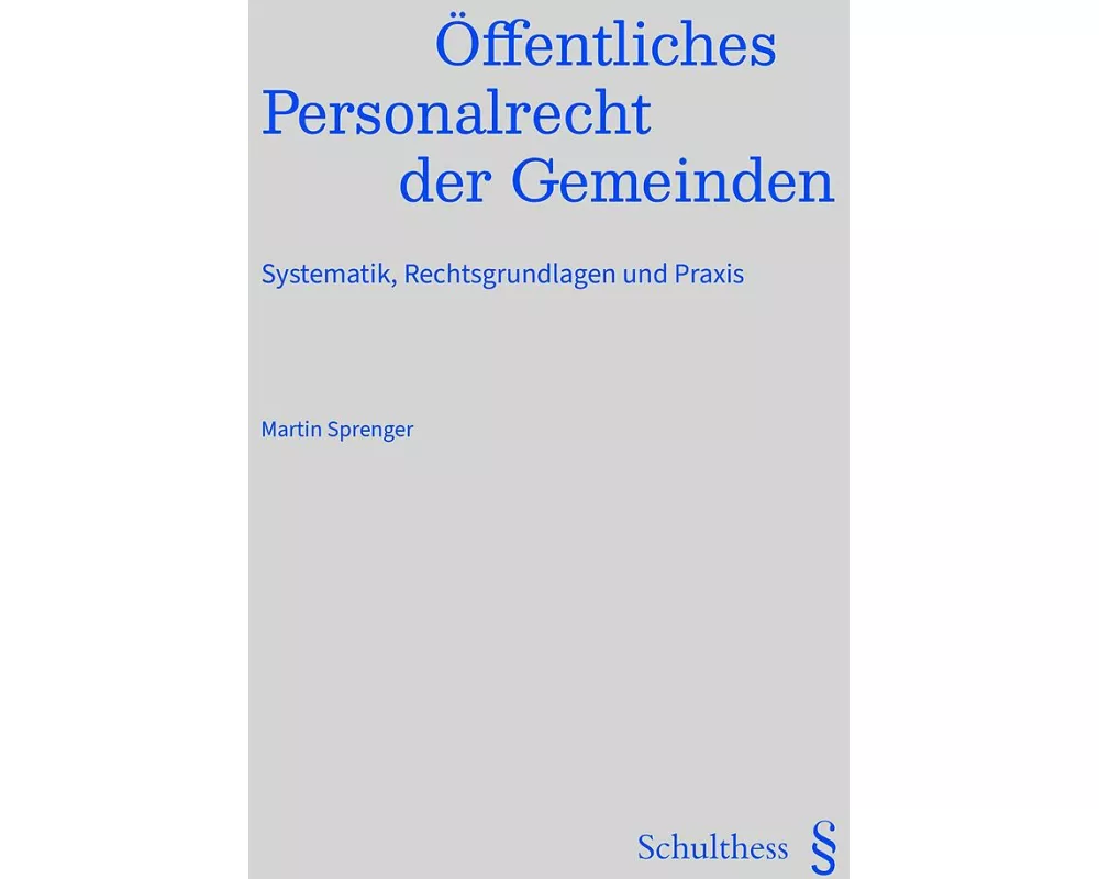 Öffentliches Personalrecht der Gemeinden