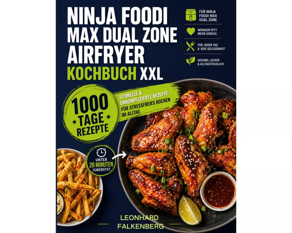 Ninja Foodi MAX Dual Zone Airfryer Kochbuch XXL