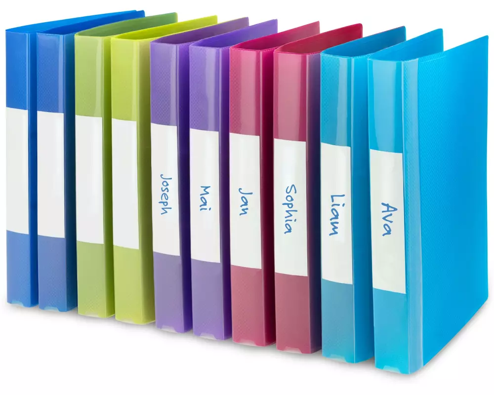 Rapesco A4 2-Ring-Ordner 41.5 cm, Mehrfarbig, 10 Stück