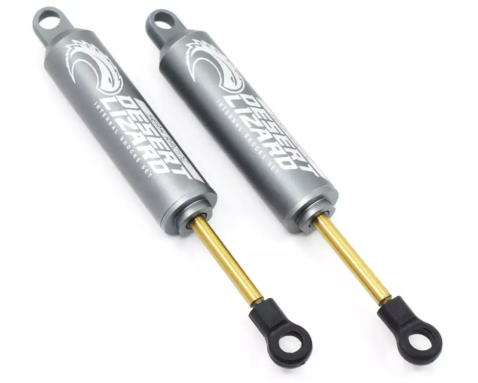 Yeah Racing Stossdämpfer Desert Lizard Two Stage Grau, 110 mm