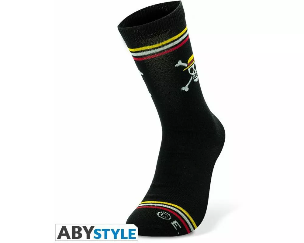 ONE PIECE - Socks - Black - Skull