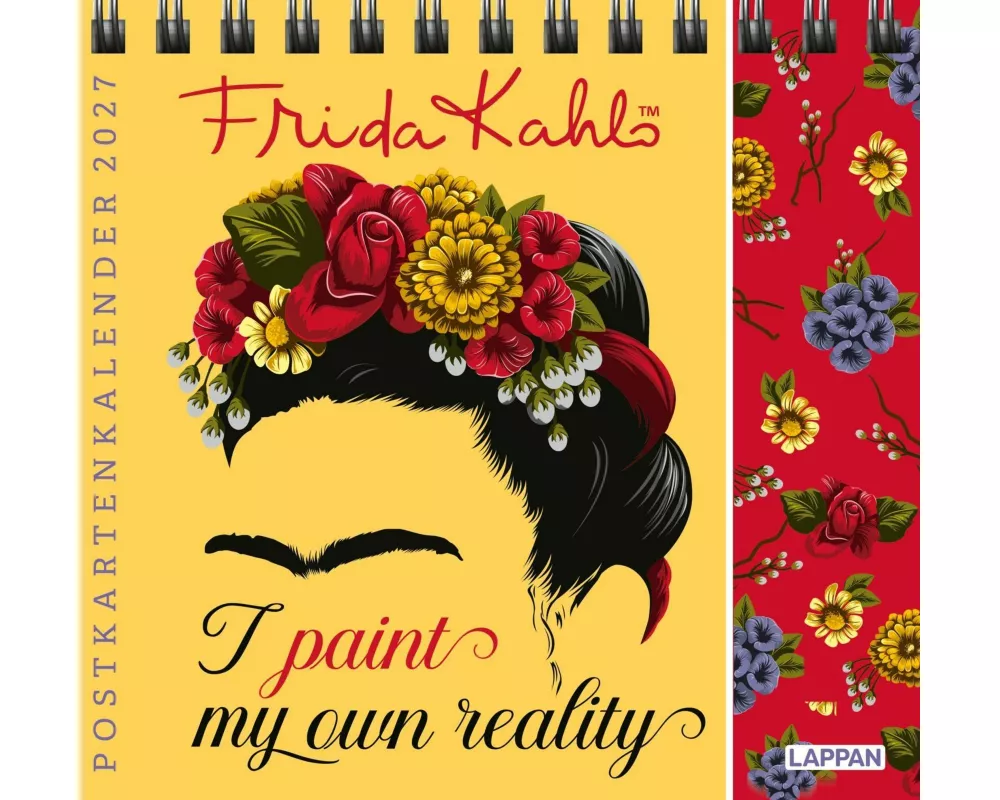 Frida Kahlo Postkartenkalender 2027 - I paint my own reality
