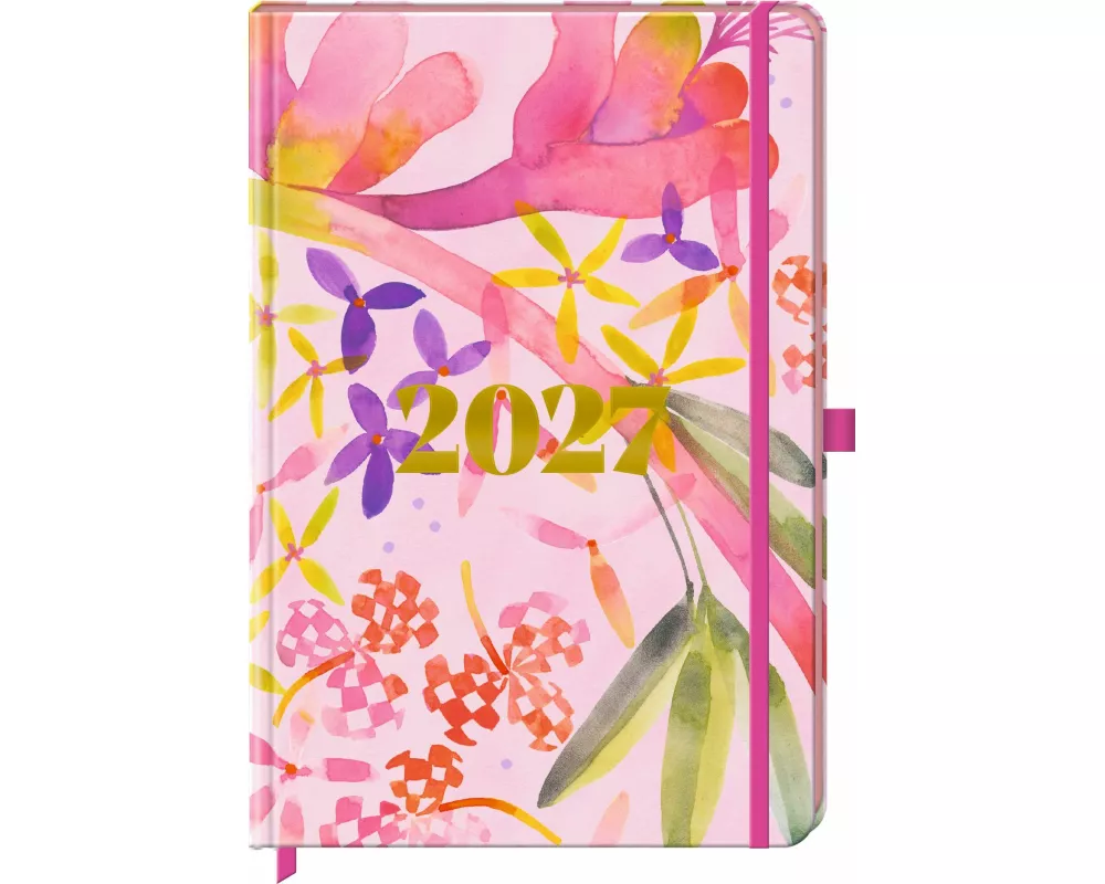 Wochenkalender 2027 - Pink