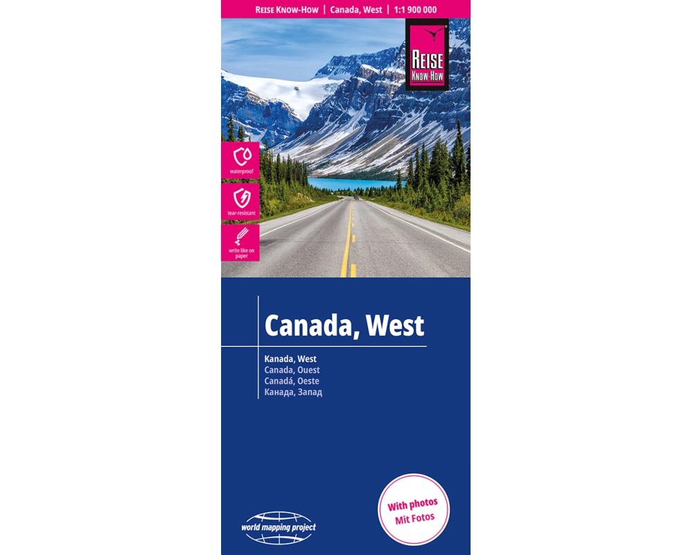 Reise Know-How Landkarte Kanada, West | Canada, West (1:1.900.000)