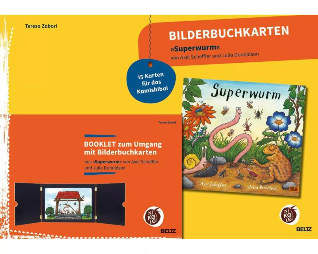 Bilderbuchkarten »Superwurm« von Axel Scheffler und Julia Donaldson