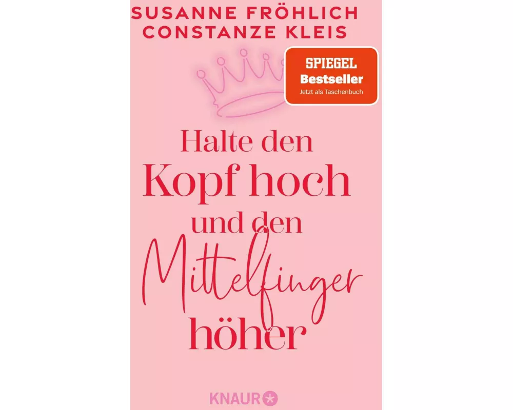 Halte den Kopf hoch und den Mittelfinger höher