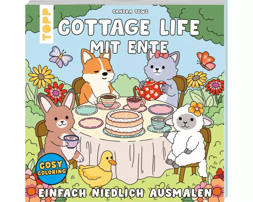 Cosy Coloring - Cottage Life mit Ente