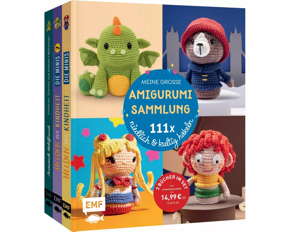 Meine große Amigurumi-Sammlung – 111x niedlich & kultig häkeln