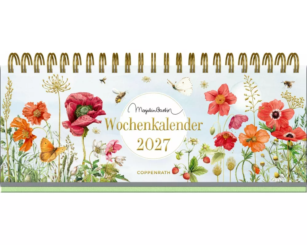 Wochenkalender 2027 - rot