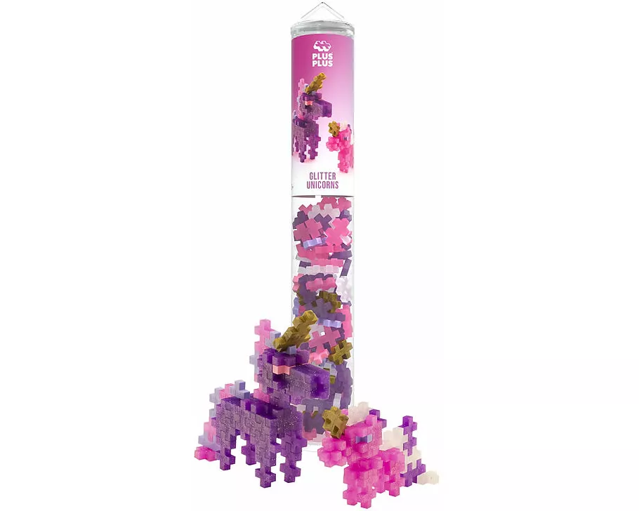 100 Kreativ Bausteine Glitzer Einhorn