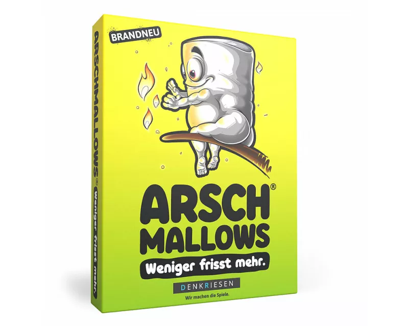 DENKRIESEN - ARSCHMALLOWS - "Weniger frisst mehr." | Boxverpackung