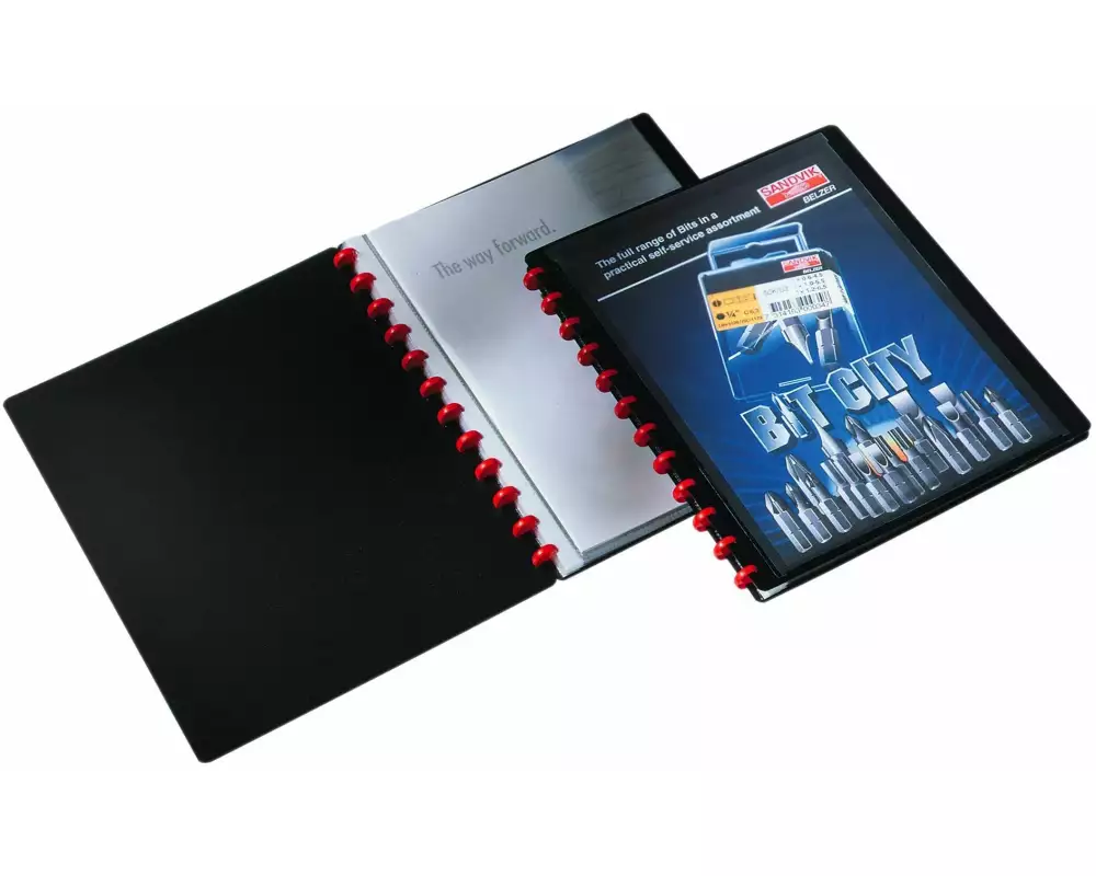 DURABLE Sichtbuch Duralook Easy Plus A4 Schwarz/Transparent