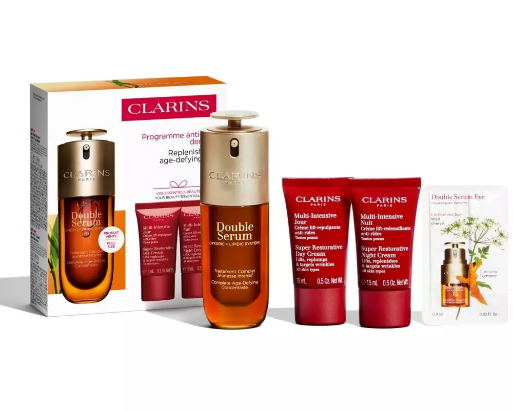 Clarins Double Serum & Super Restorative Set 80 ml