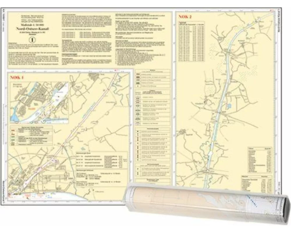 Einzelkarte Nord-Ostsee-Kanal (Ausgabe 2026)