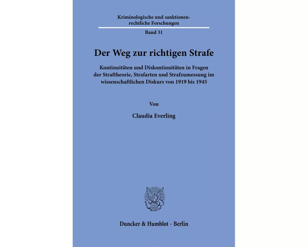 Der Weg zur richtigen Strafe